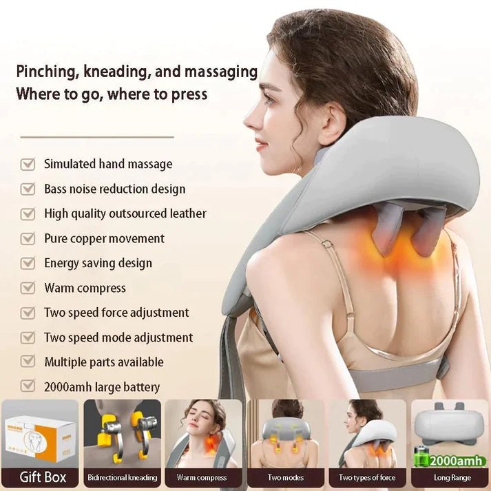 3D Kneading Massager - Comfort & Relaxation UAE | Solverspot UAE