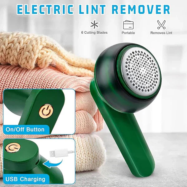 SwiftClean Pro Rechargeable Lint & Fabric Remover /Solverspot  UAE